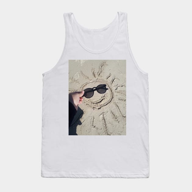 Sunny day at the beach Tank Top by SanMade